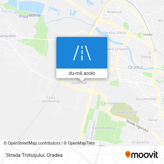 Hartă Strada Trotușului