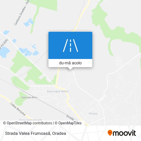 Hartă Strada Valea Frumoasă
