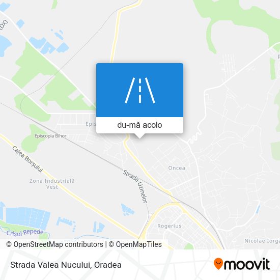 Hartă Strada Valea Nucului