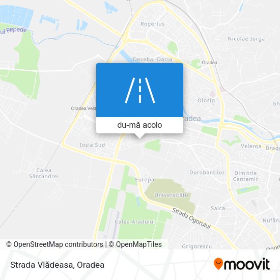 Hartă Strada Vlădeasa