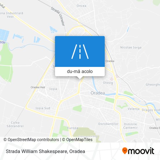 Hartă Strada William Shakespeare