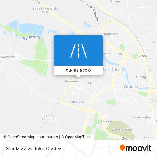 Hartă Strada Zărandului