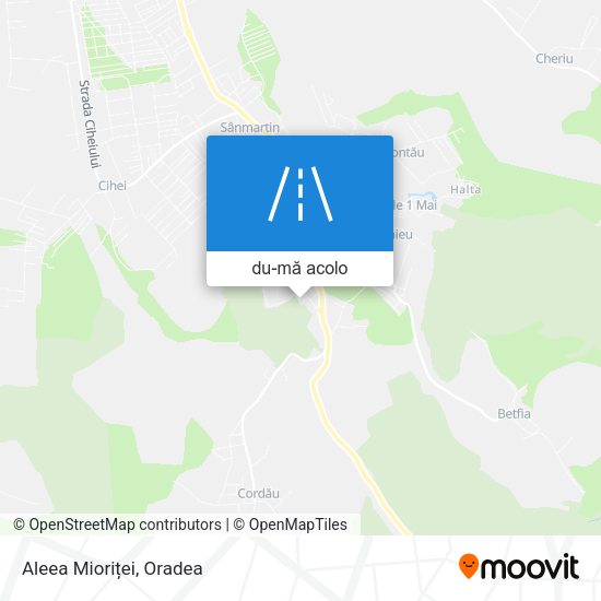 Hartă Aleea Mioriței