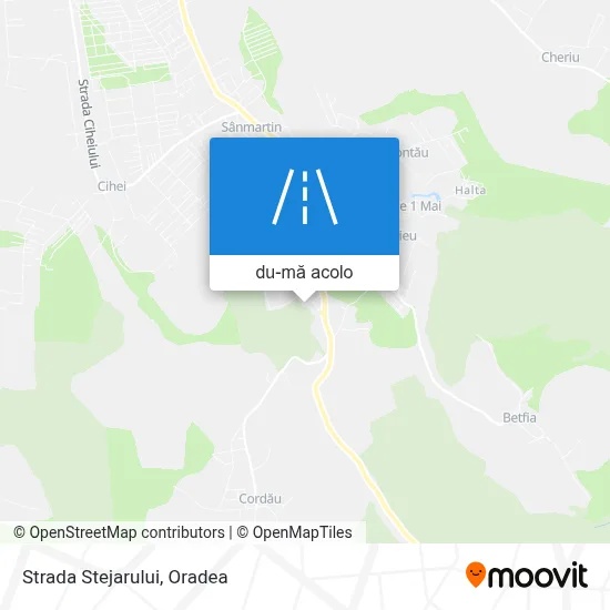 Hartă Strada Stejarului