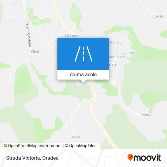 Hartă Strada Victoria