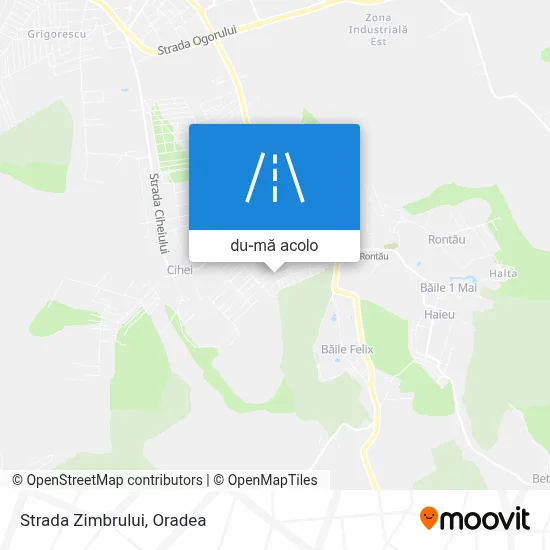 Hartă Strada Zimbrului