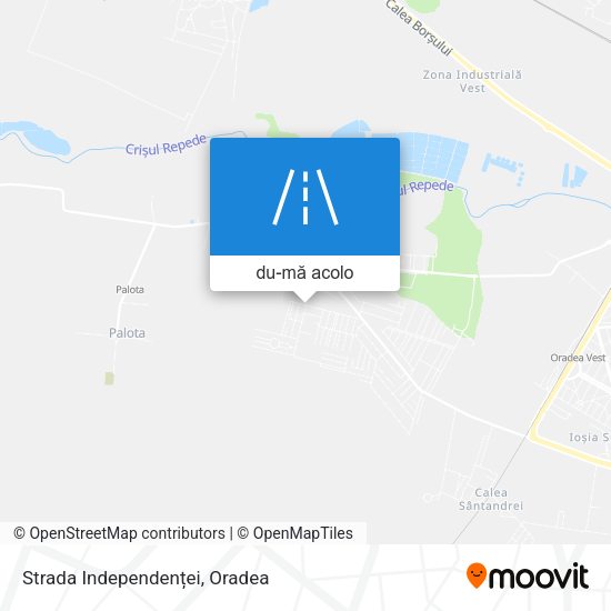 Hartă Strada Independenței