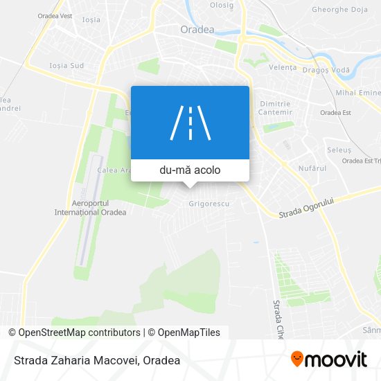 Hartă Strada Zaharia Macovei