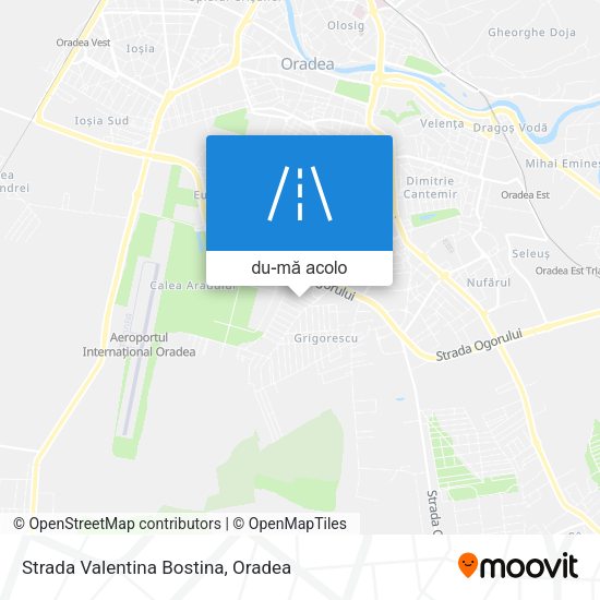 Hartă Strada Valentina Bostina