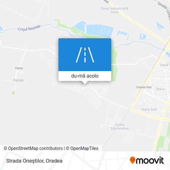 Hartă Strada Oneștilor