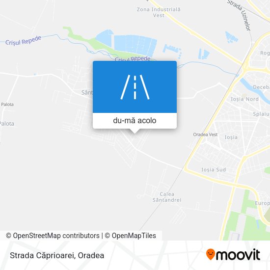 Hartă Strada Căprioarei