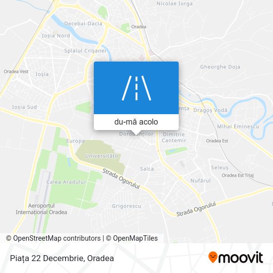Hartă Piața 22 Decembrie