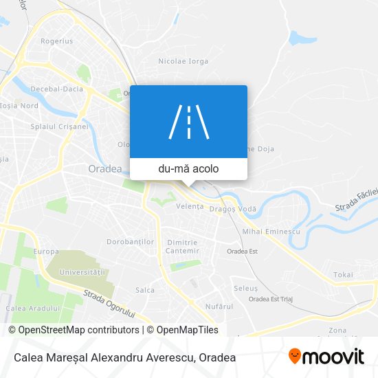 Hartă Calea Mareșal Alexandru Averescu
