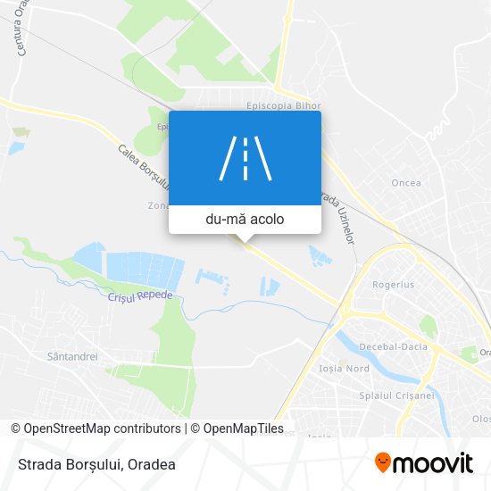 Hartă Strada Borșului