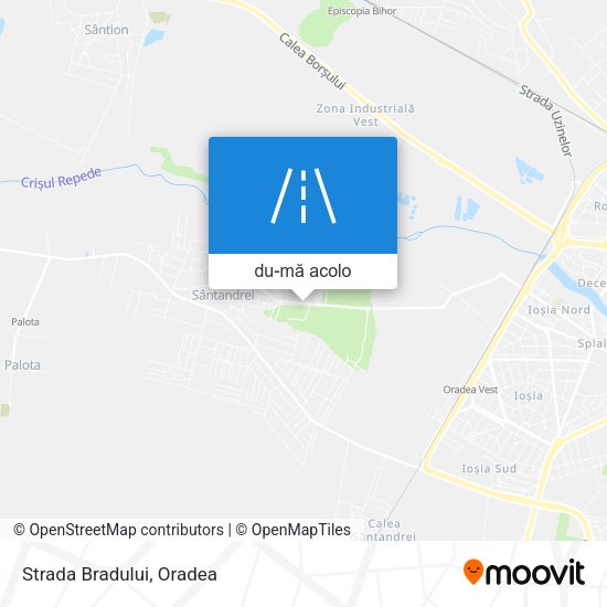 Hartă Strada Bradului