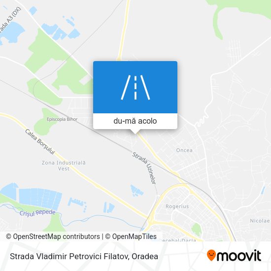Hartă Strada Vladimir Petrovici Filatov