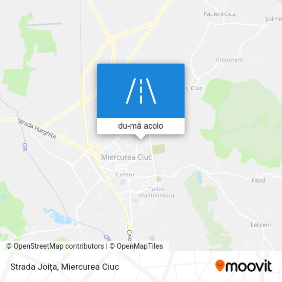 Hartă Strada Joița
