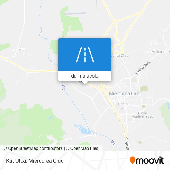 Hartă Kút Utca