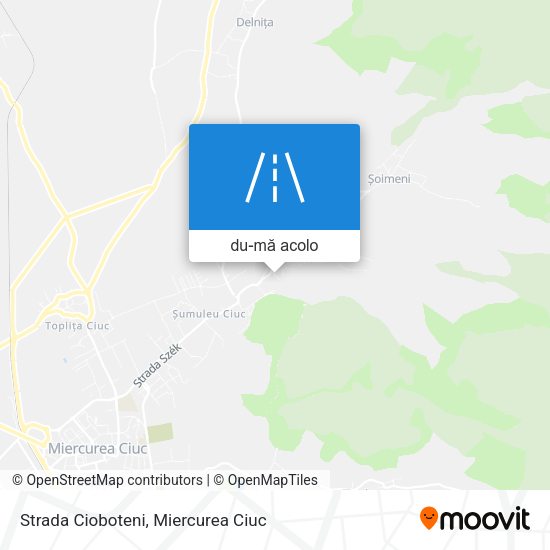 Hartă Strada Cioboteni