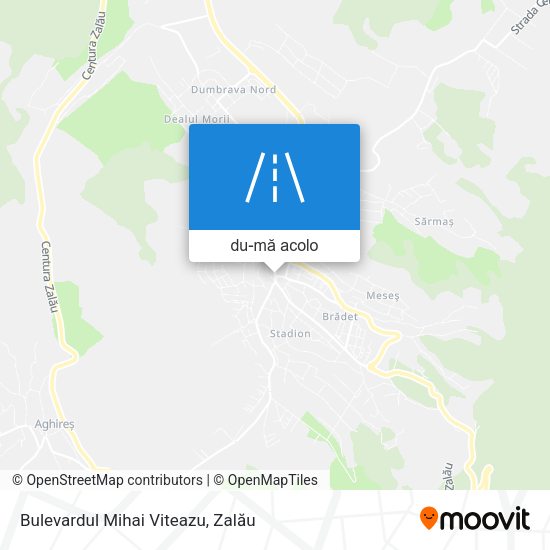 Hartă Bulevardul Mihai Viteazu