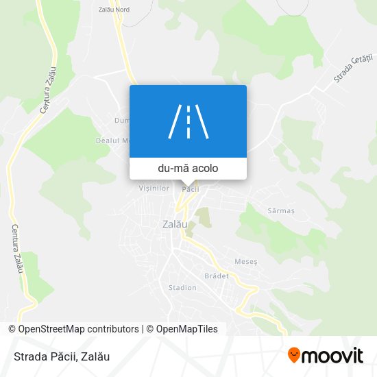 Hartă Strada Păcii