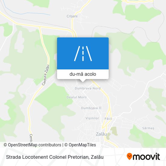 Hartă Strada Locotenent Colonel Pretorian