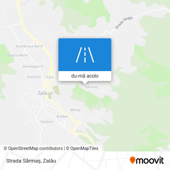 Hartă Strada Sărmaș