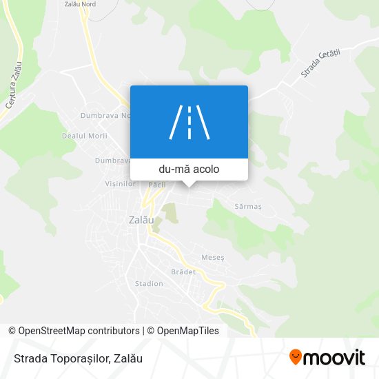 Hartă Strada Toporașilor