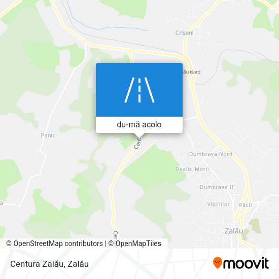 Hartă Centura Zalău