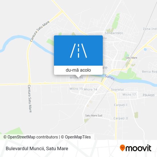 Hartă Bulevardul Muncii