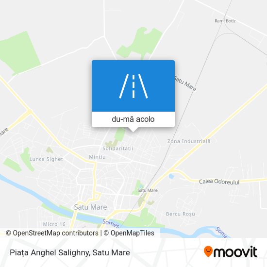 Hartă Piața Anghel Salighny