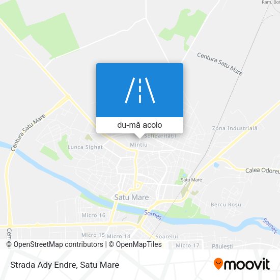 Hartă Strada Ady Endre
