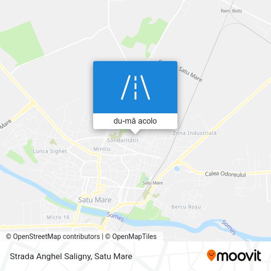 Hartă Strada Anghel Saligny
