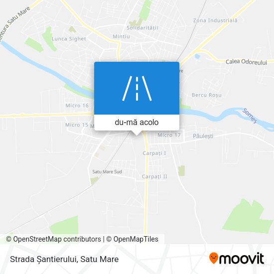 Hartă Strada Șantierului