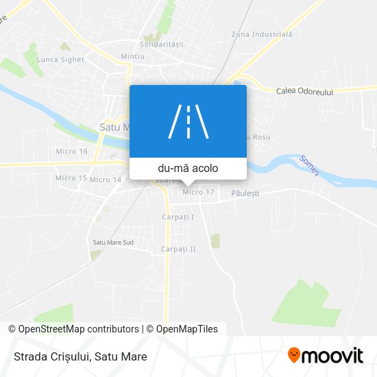 Hartă Strada Crișului
