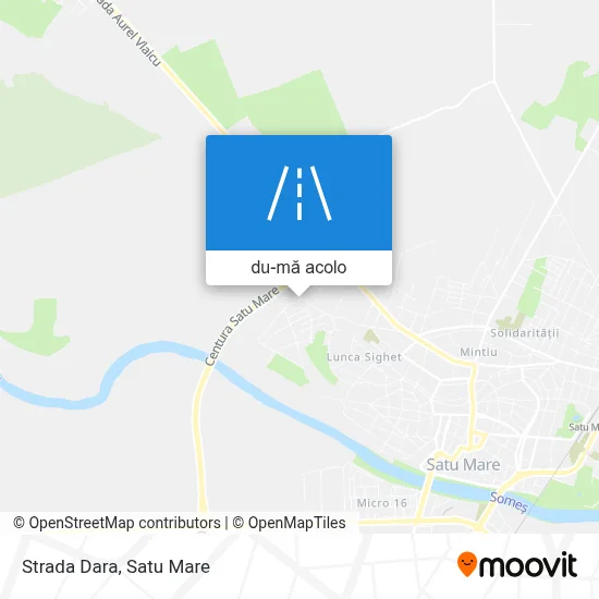 Hartă Strada Dara