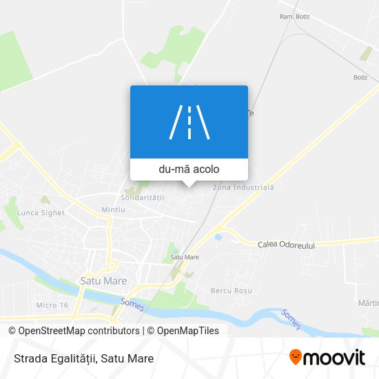 Hartă Strada Egalității