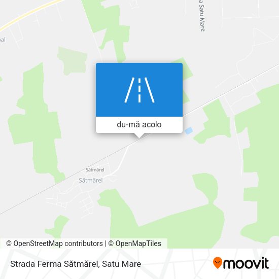 Hartă Strada Ferma Sătmărel