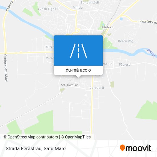 Hartă Strada Ferăstrău