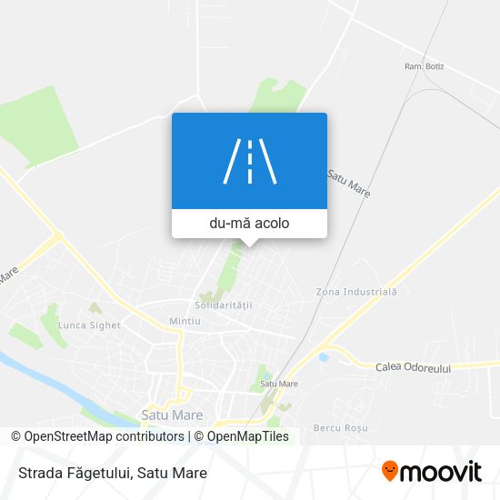 Hartă Strada Făgetului