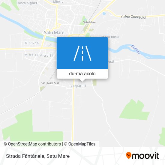 Hartă Strada Fântânele