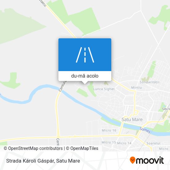 Hartă Strada Károli Gáspár