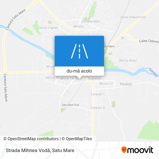 Hartă Strada Mihnea Vodă