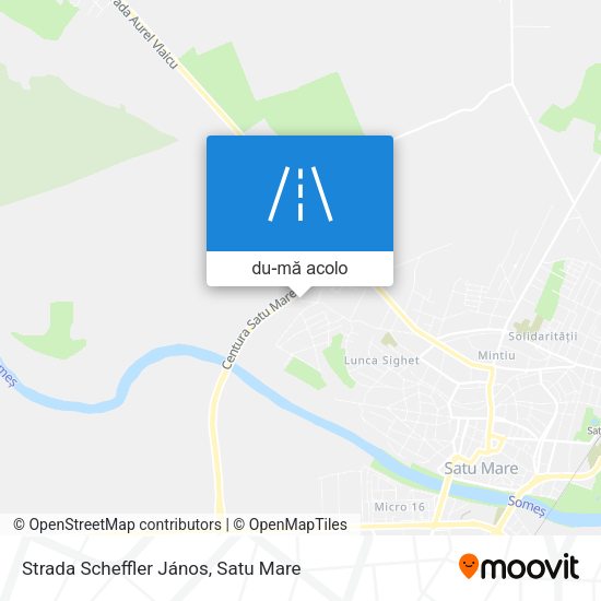 Hartă Strada Scheffler János