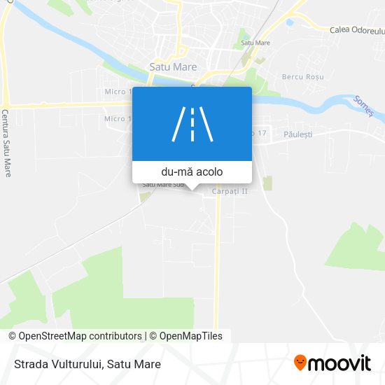 Hartă Strada Vulturului