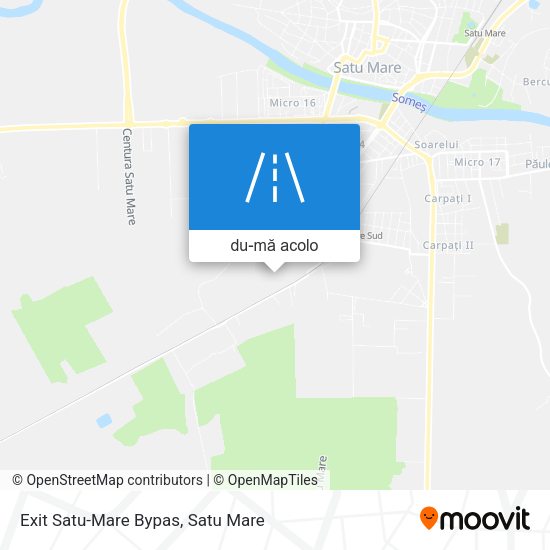 Hartă Exit Satu-Mare Bypas