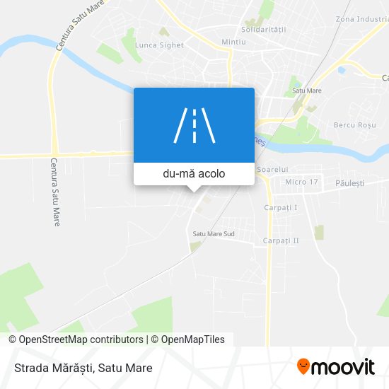 Hartă Strada Mărăști