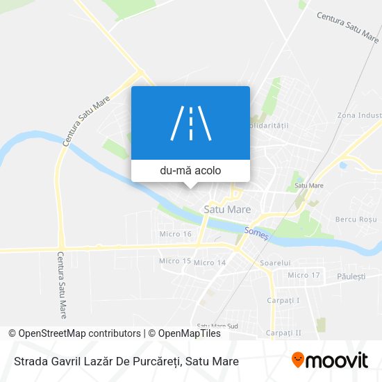 Hartă Strada Gavril Lazăr De Purcăreți