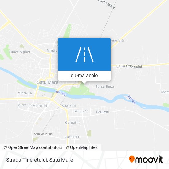 Hartă Strada Tineretului