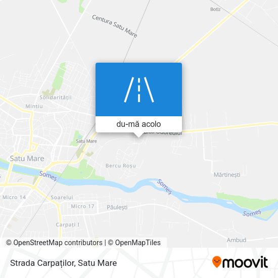 Hartă Strada Carpaților